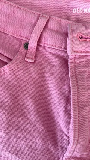 Old navy pink jeans thumbnail 2
