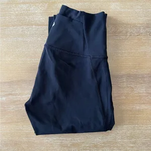 Lululemon Black Mesh Leggings 4 thumbnail 10