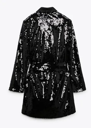 Black Sequin Dress thumbnail 2