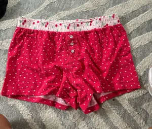 Vintage PJ Salvage pink and red pajama shorts s thumbnail 1