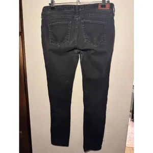 Hollister Low Rise Super Skinny Jeans Womens 9S W29 L28 Faded Black Y2K Denim thumbnail 3
