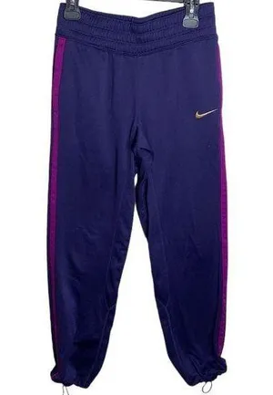 Nike Therma-fit outdoor athletic cinch hem elastic waist tuxedo sweatpants sz S thumbnail 1
