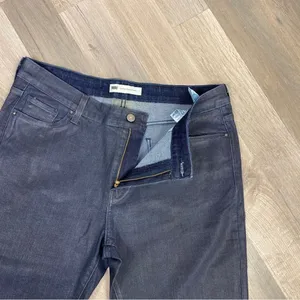 Levi's Jeans Womens 16 Mid Rise Skinny Bootcut Oil Rubbed Blue 33x 32‎ Western thumbnail 8