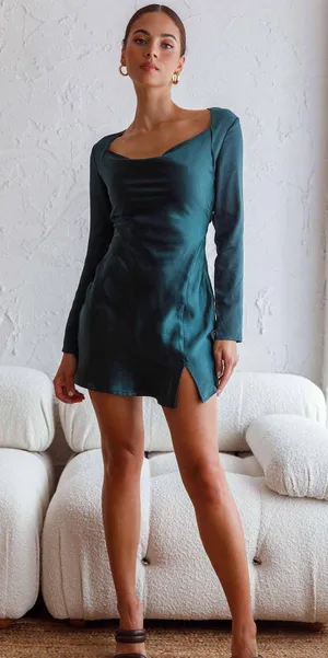 Selfie Leslie Champs Elysees Open Back Mini Dress thumbnail 3