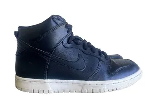 Nike Dunk High GS Black Youth or Women's Shoe Size 6.5Y or 8 Women’s #573 thumbnail 1