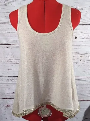 Charming Charlie back keyhole crop top sz M thumbnail 1