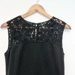 Tory Burch Womens M Cocktail Dress Lace Stretch Elegant‎ Party Flirty Whimsygoth thumbnail 5