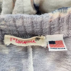 Maronie Dyed and Distressed Oversized Top Size Medium Blue thumbnail 6