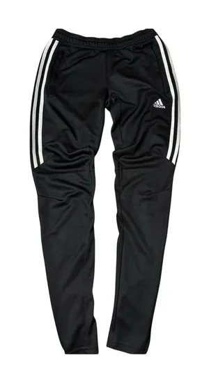 Adidas Climacool Soccer Track Pants XS Black Ankle Zip Training thumbnail 1