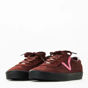 NEW Vans Off The Wall Sport Low Top Sneaker Pop Brown Pink Suede M 7 W 8.5 thumbnail 3