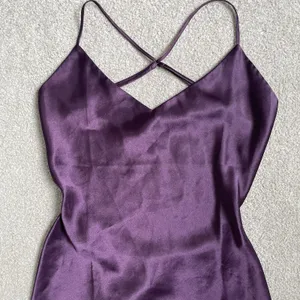 Victoria's Secret Lingerie Nightgown Dress Purple Silky 100% Polyester Size XS thumbnail 3
