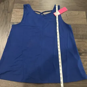 NWT Lilly Pulitzer Kristen Tank Top in Lapis Lazuli Sz M thumbnail 8