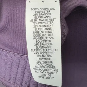 3149 | Nike Dri-FIT Shape High Support Padded Zip Front Sports Bra Purple Large thumbnail 8