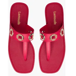 Larroudé Milan Slide‎ Cushioned Sandal (Women), Scarlett Red, Size 8/9, NWT thumbnail 15