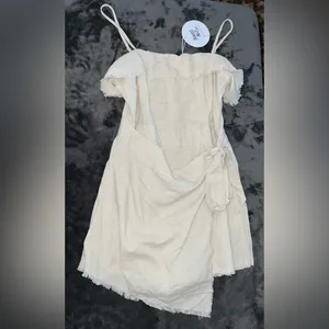 Princess Polly Rally Playsuit in Beige Size 10 New with tag thumbnail 7