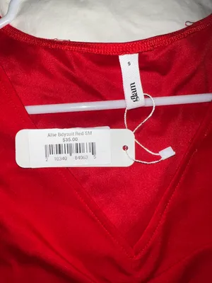 Allie Bodysuit Red thumbnail 5