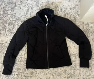 Lululemon Black  Reversible Zip-Up Jacket thumbnail 1