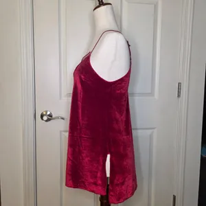 Intimately Free People Red Velvet Tank Top thumbnail 4