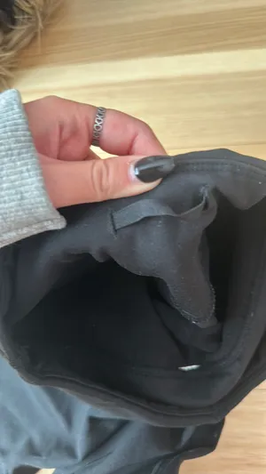 fleece lined leggings Black thumbnail 2