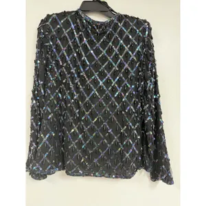 Stenay Womens Black Silk Beaded Jacket Size XL thumbnail 2