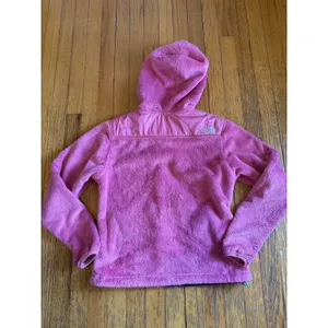 The North Face Jacket Womens Small Pink Soft Fleece Hooded Full Zip Outdoor thumbnail 9
