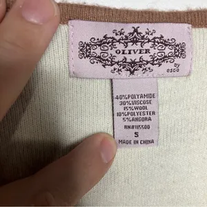 Anthropologie Oliver by Escio‎ wool blend open cardigan sweater size small thumbnail 2