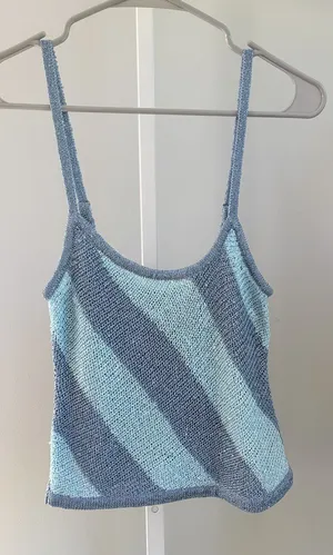 Edikted Knit Cami Blue Size XS thumbnail 1