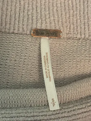 Free People Ottoman Slouchy Tunic in Grey Ice thumbnail 4