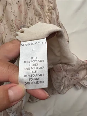Storia xl Blush Floral Cream Maxi Slip Dress Ruffle Hem romantic guest party thumbnail 12