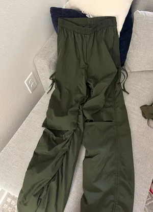 Green SHEIN Cargo Pants + Top thumbnail 1