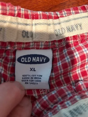 Old Navy 100% cotton Lounge Joggers with Drawstring Waist Sz XL thumbnail 2