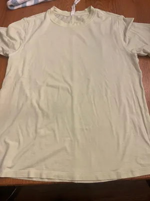 Lululemon Crew Neck T-Shirt - Pale Lime thumbnail 1