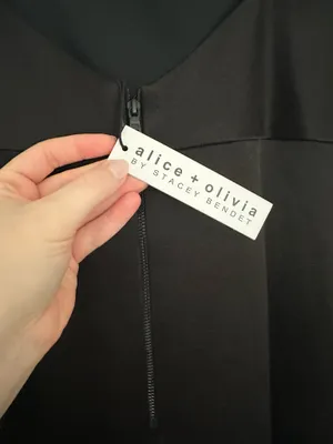 Alice + Olivia Black Dress thumbnail 3