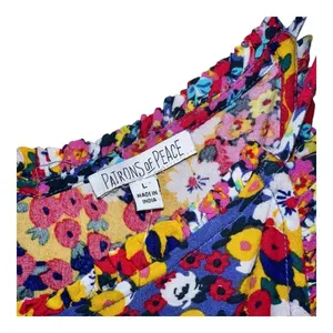 Patrons of Peace Floral Patchwork Dress Large NWT Boho‎ Flowy thumbnail 4