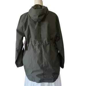 NWT Canada Weather Gear Large Green Hooded Rain Jacket DryGear Performance L thumbnail 4