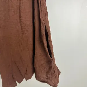 Cupshe Brown Gauze Square Neck Flared Leg Short Romper S NWT Boho Vacation thumbnail 5