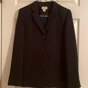 Ann Taylor Navy Blue Jacket thumbnail 1