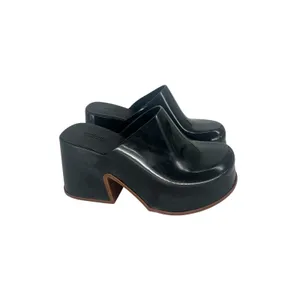 Melissa‎ Mia Black Platform Clog Mule Heels US 5 EU 35/36 thumbnail 6
