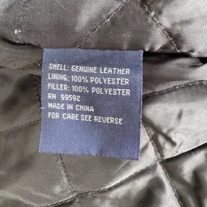 Vintage Rainforest Black Leather Jacket Quilted Lining Buckle Details Medium thumbnail 6