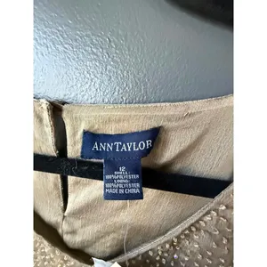 Ann Taylor Beaded Sleeveless Top Size 12 thumbnail 4