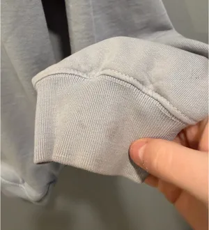 Brandy Melville Fleece Lined Quarter Zip Pullover Grey thumbnail 6