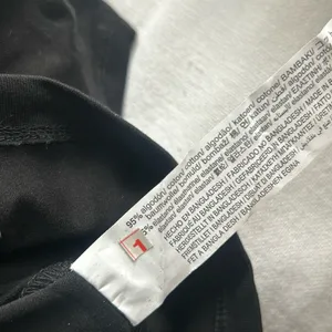 NWT Zara Basics Black Cropped Mini Tee Size XS‎ thumbnail 4
