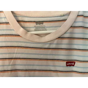 Levi's Sherbert Striped Babydoll Tee Shirt Women's Sz XS thumbnail 8