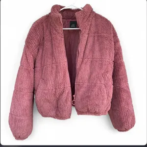 Wild Fable Rose Outerwear pink jacket zip up with pockets size Medium thumbnail 1