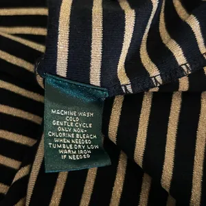 Ralph Lauren Size M Striped Squared Boatneck Long Sleeve Top thumbnail 12