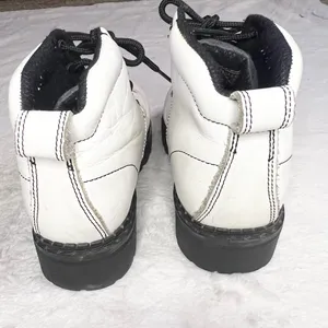 Vintage Y2K Lugz White Leather Combat Boots Women’s Size 8.5 thumbnail 5