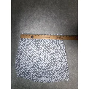 J.Lindeberg Women's Bridge Monogram Golf Skort White Navy thumbnail 8