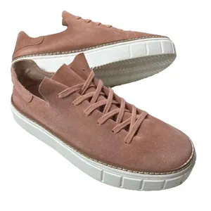 Women’s Vince Camuto Mauve Colored Leather Raiza Platform Sneakers thumbnail 1