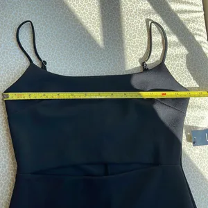 NWT Lulu’s Little Black Dress with peek a boo front opening thumbnail 13