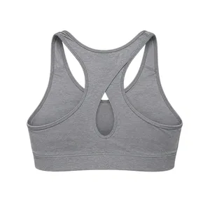 Reebok Light Gray Sports Bra Moisture Wicking Sz XL thumbnail 2